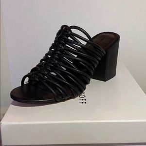 Brand New Rebecca Minkoff Black Sandals Size 8